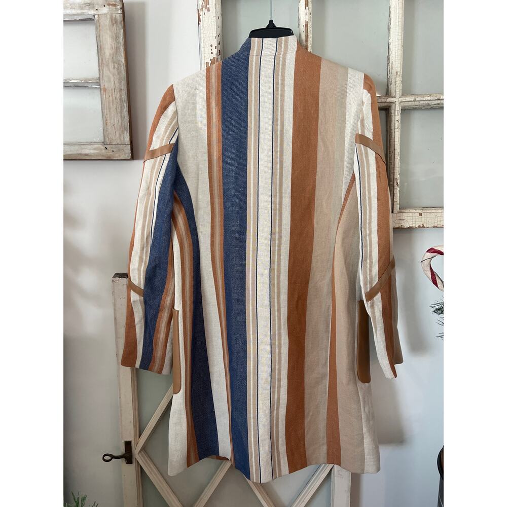 Etcetera Multicolor Striped Jacket - image 5